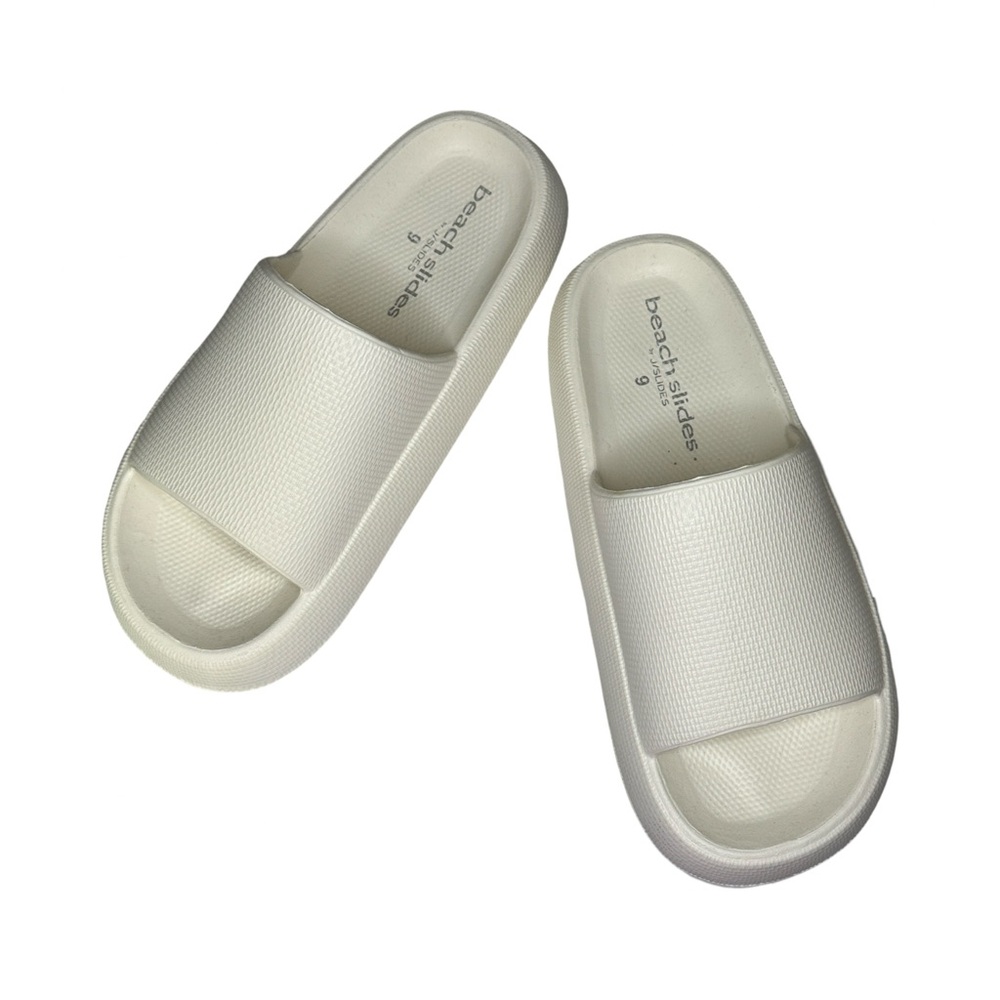 NWOT J Slides Beach Slides White Sandals